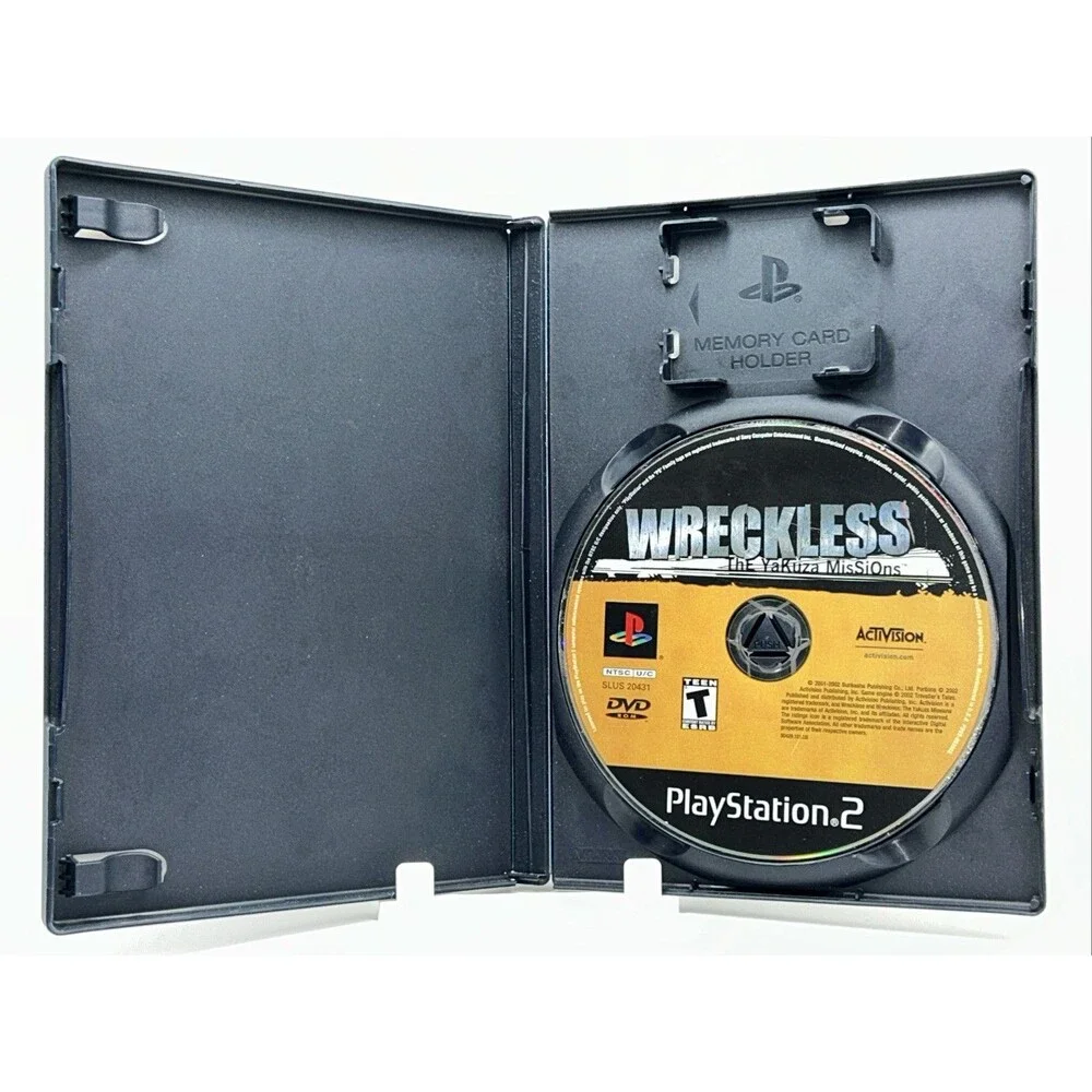 Wreckless: The Yakuza Missions – PlayStation 2 PS2 Tested Working Fast Sipping
